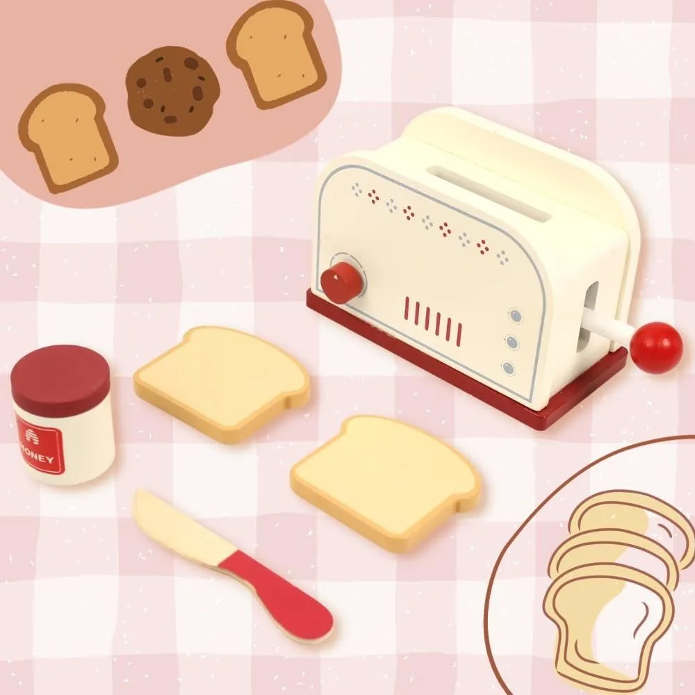 Nuovo mini formato simulato macchina per il pane e il caffè design di simulazione casa da gioco in legno giocattoli finta di giocare mini colazione negozio