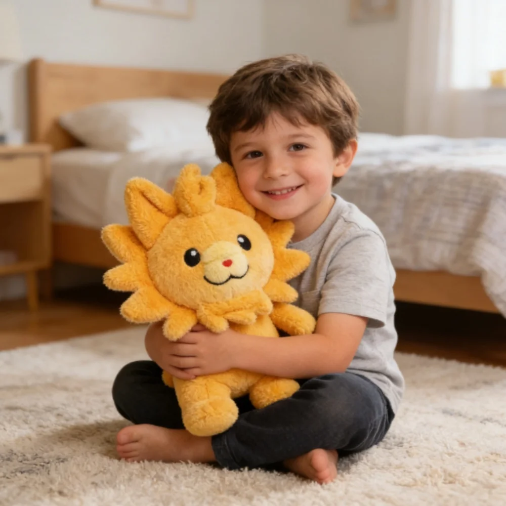 

25CM Pombond Plush Cute Anime Peripherals Pombon ポムケン Plush Doll Soft Stuffed Animal Dog Plushie Toy Birthday Gift For Kid