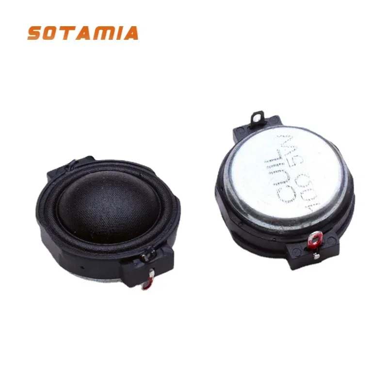 SOTAMIA 2Pcs 1 Inch Tweeter Audio Speaker 4 Ohm 10W 10 Ohm 5W Silk Film Dome Treble Speaker DIY HiFi Sound Music LoudSpeaker