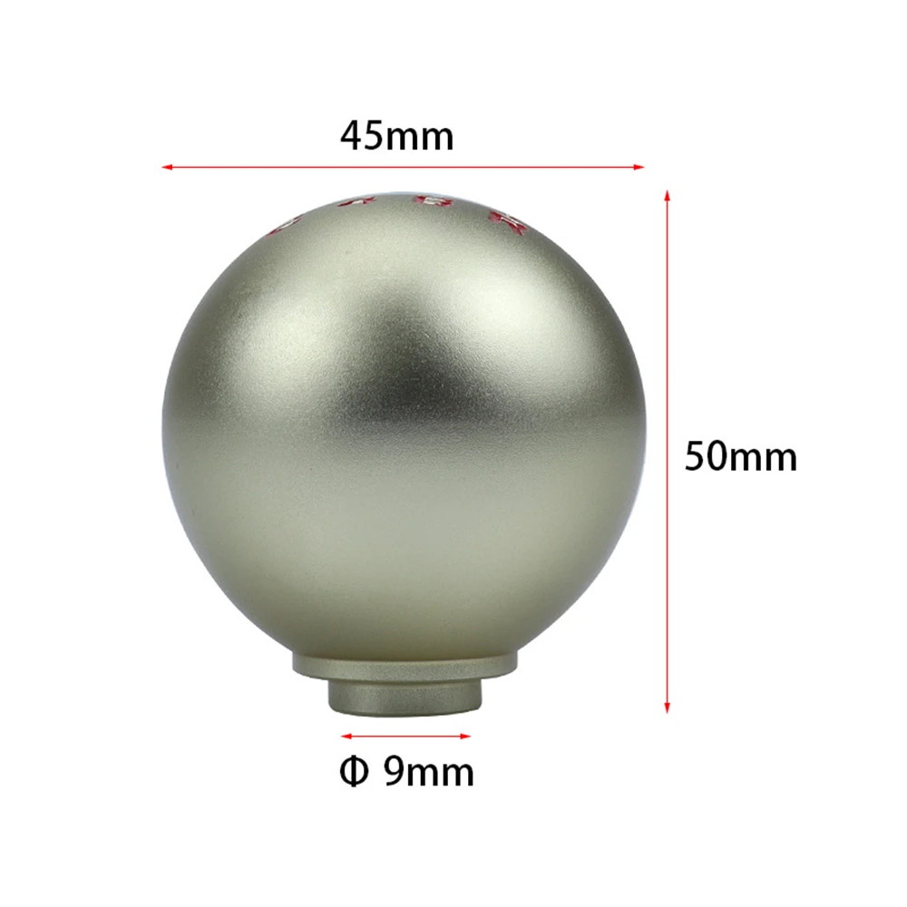 Car Aluminum 5 6 Speed Ball Shape Gear Shift Knob M10*1.5 Fit For Honda Civic City FD2 FN2 EP3 TYPE R DC2 DC5 AP1 AP2 S2000 F20C