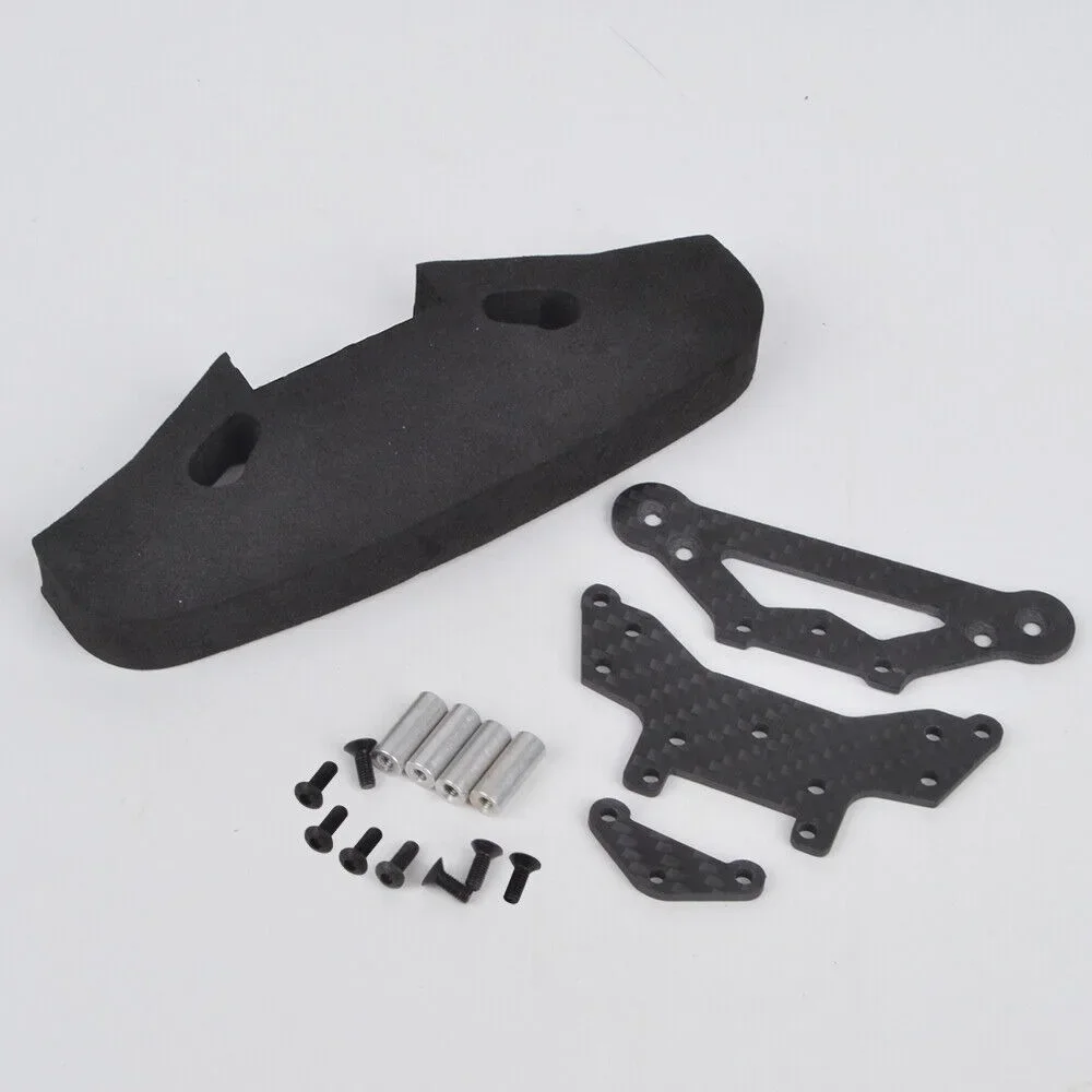 Parachoques delantero de esponja para Tamiya TA02 TA02W TA02S TA02SW, piezas de mejora del chasis