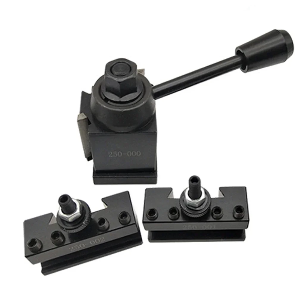 Effective Quick Change Tool Post Holder Set For Lathe Compatible With Cuniform Type 250 000 Fits 250 001 Tools