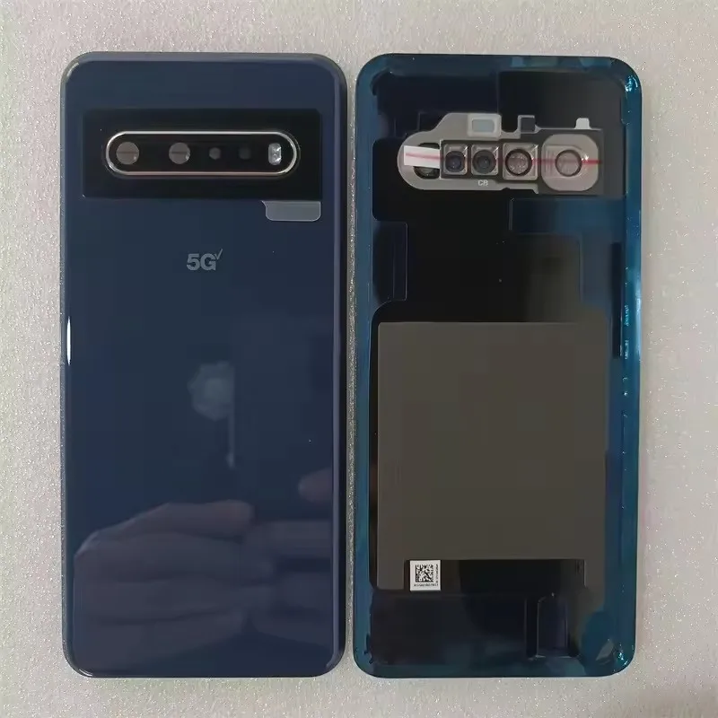 Tylna obudowa z osłoną kamery i szklaną pokrywą baterii do LG V60 ThinQ 5G LM-V600 — zdjęcie produktu 3