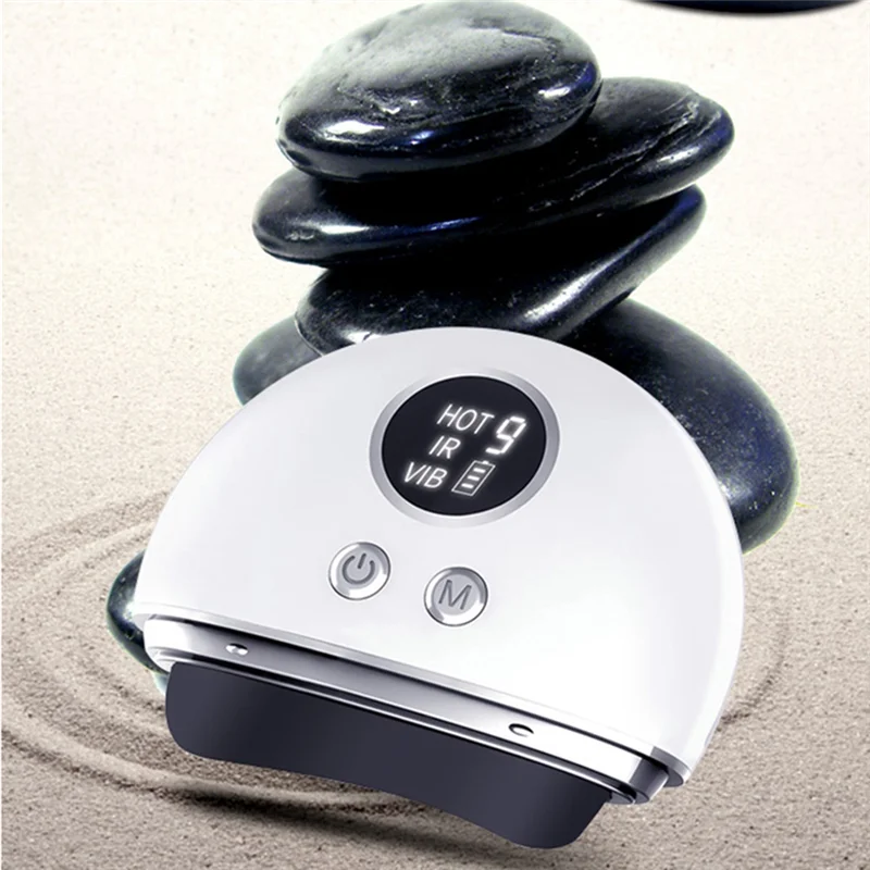 Electric Scraping Board High Frequency Vibration Facial Lifting Relaxation Guasha Massage