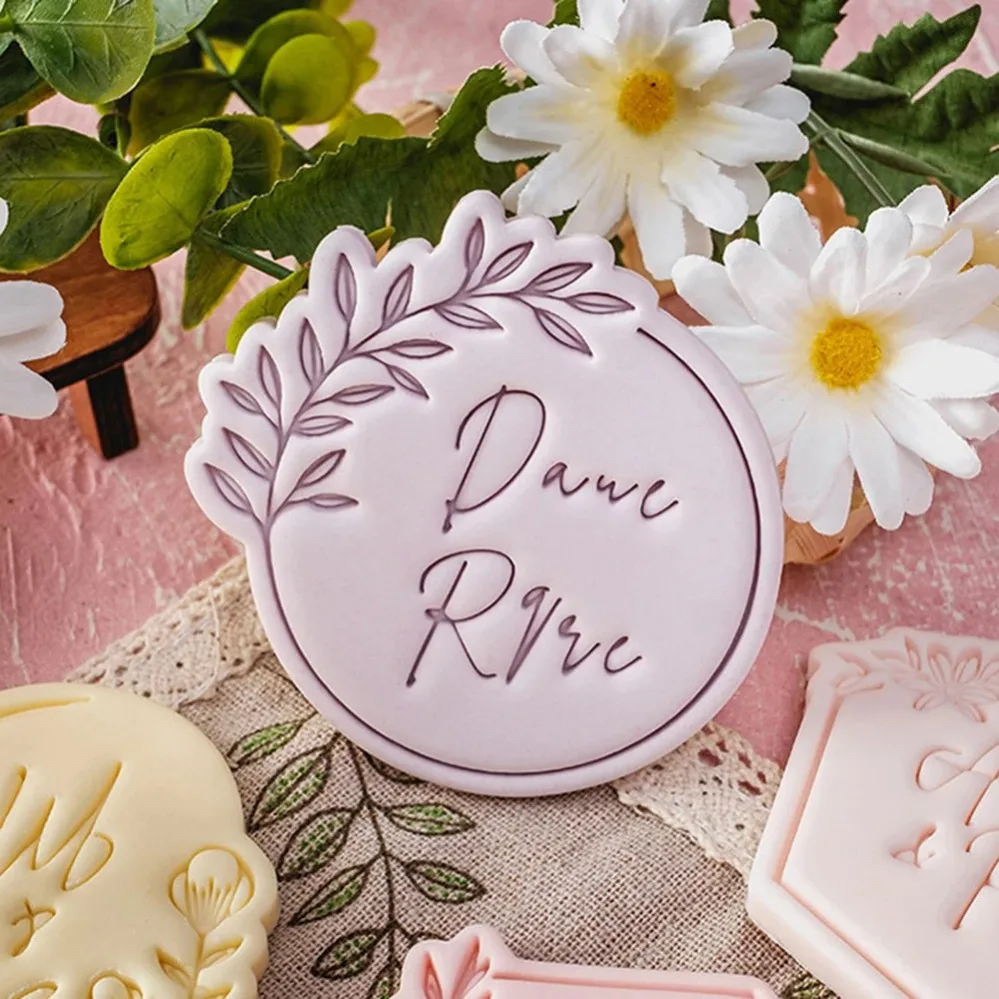 Pattern Blessing Cookie Cutters Mold Wedding Birthday Cake Cutting Mold DIY Baking Tool
