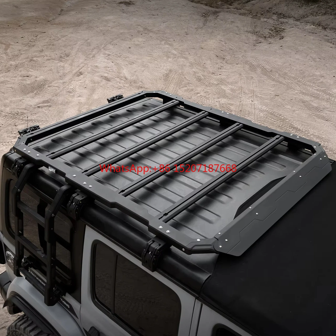 

OMU Genesis Aluminum Top Luggage Cargo Carrier & Bracket For Jeep Wrangler JL/Gladiator JT Aluminum Roof Rack