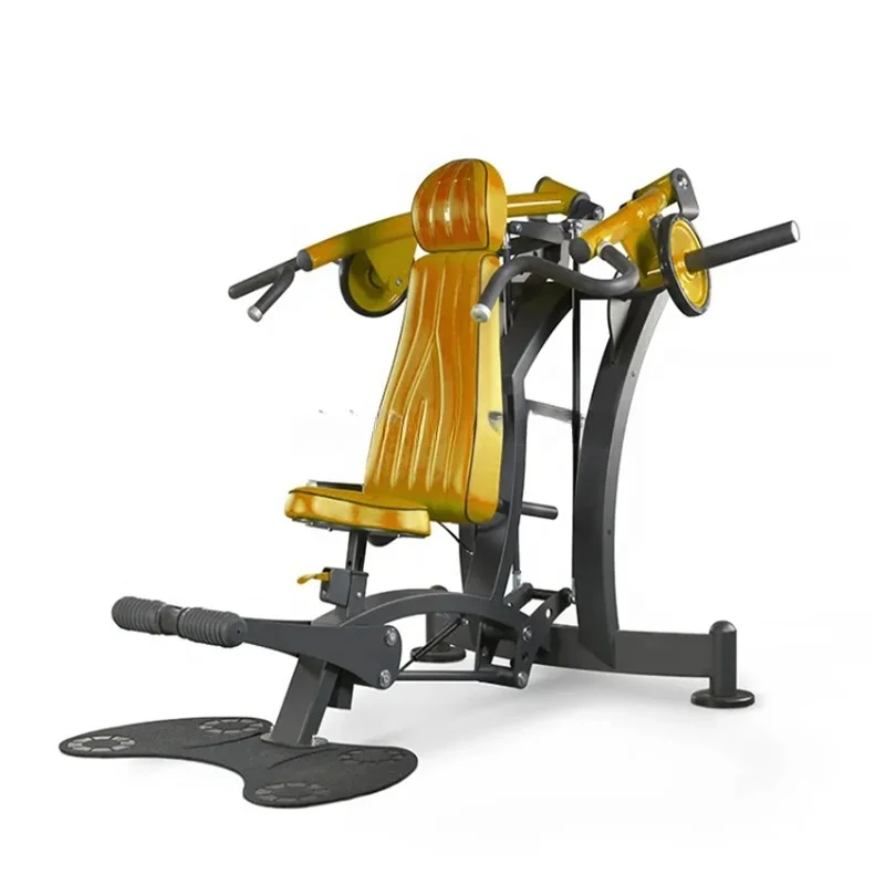 Máquina de prensa deltoide cargada con placa SHP44 de equipo de gimnasio de venta directa de fábrica para entrenamiento de fuerza