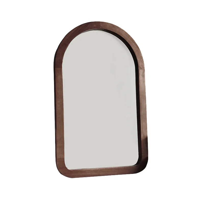 

frame arched makeup mirror dressing mirror wall hanging ins wind bathroom toilet