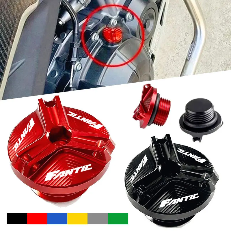 Motoröl-Einfülldeckel, Ölstopfenabdeckung für FANTIC CABALLERO FLAT TRACK 125 250 500 RALLY/SCRAMBLER 500 ENDURO RANGE XE125