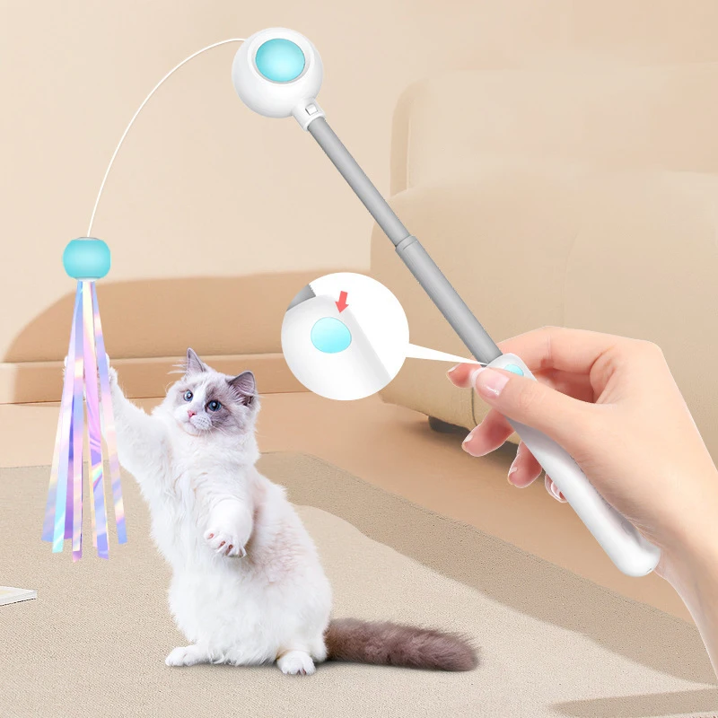 

Attractive Force Cat Teaser Cat Self-hi Fairy Feather Bell Replacement Catnip Pet Supplies Kitten Toys