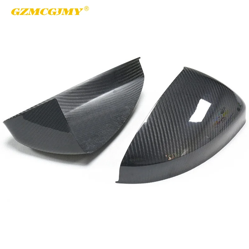 Real Dry Carbon Fiber Rearview Mirror Shell Mounted Reversing Cover Suitable for Audi's New TT TTS R8