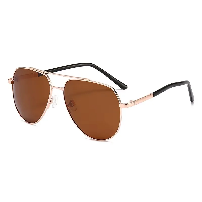 الطيران الرجال النساء الاستقطاب النظارات الشمسية موضة خمر الرجعية للرؤية الليلية سيارة القيادة الصيد نظارات شمسية صفراء نظارات 2025