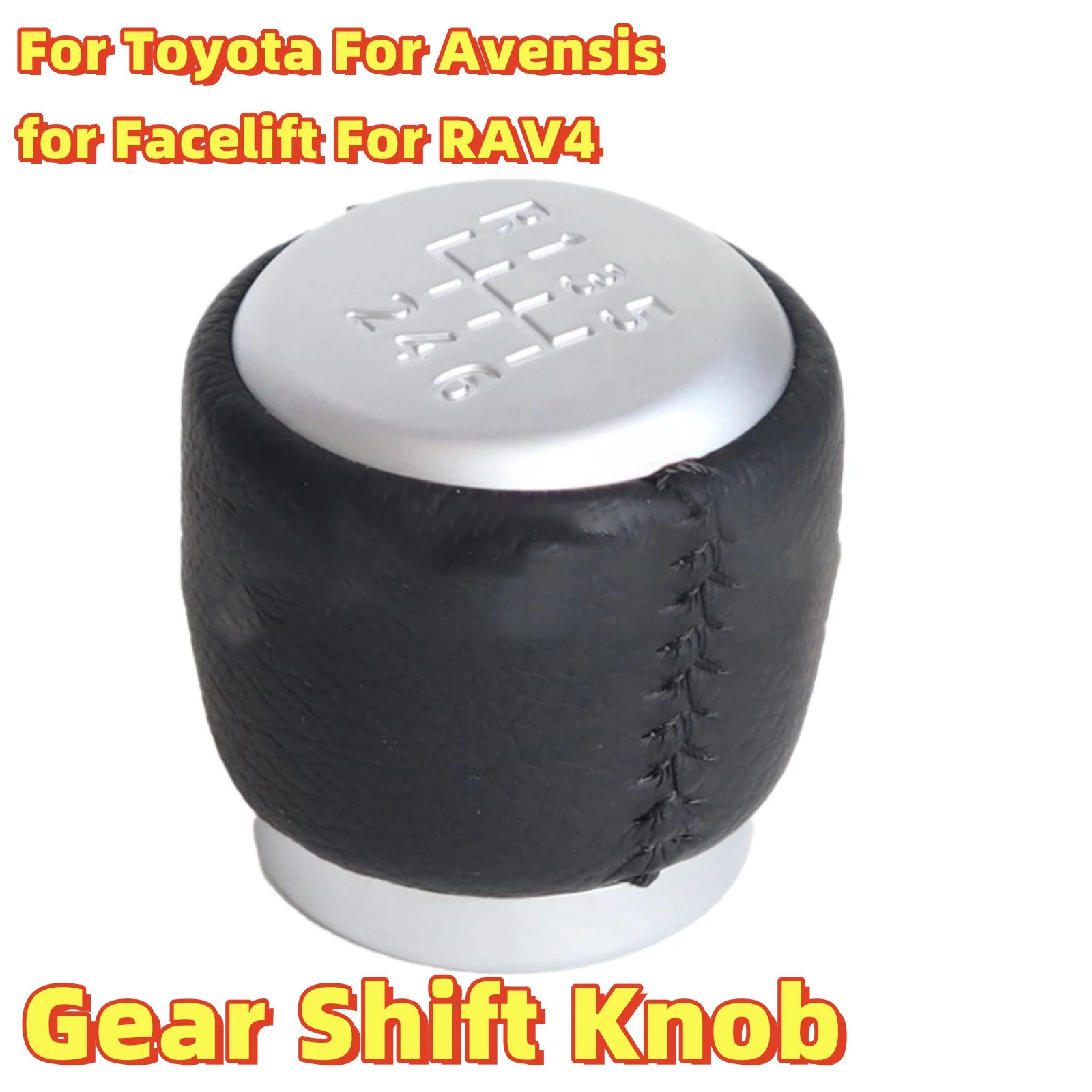 car Manual Gear Shift Knob For Toyota For Avensis T25 T250 for Facelift 2006-2009 For RAV4 2005-2012 6 Speed manual shift knob