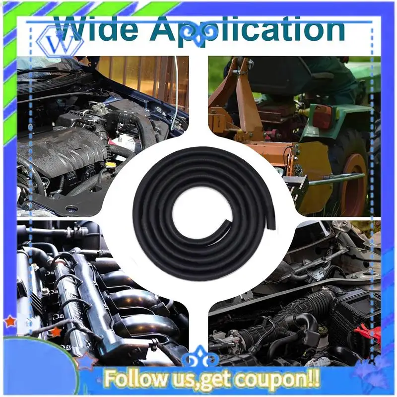 

M46K-1/4 Fuel Line, Fuel Line Hose 10 Feet, NBR Rubber Gasoline Tube With 20 PCS Fuel Line Clamps