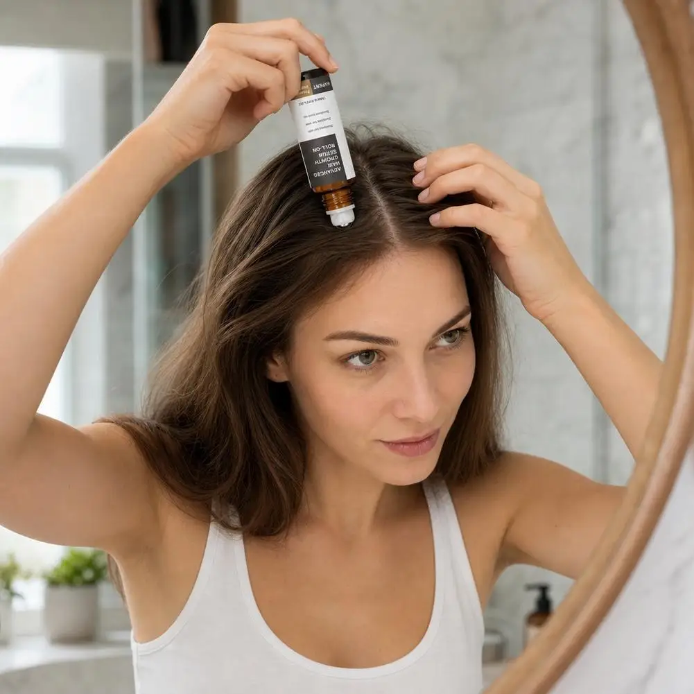 Advanced Hair Growth Ball Essence Lotion Hair Loss Care Refreshing Texture Ball Precision Hair Root Toughness Essence Lotion