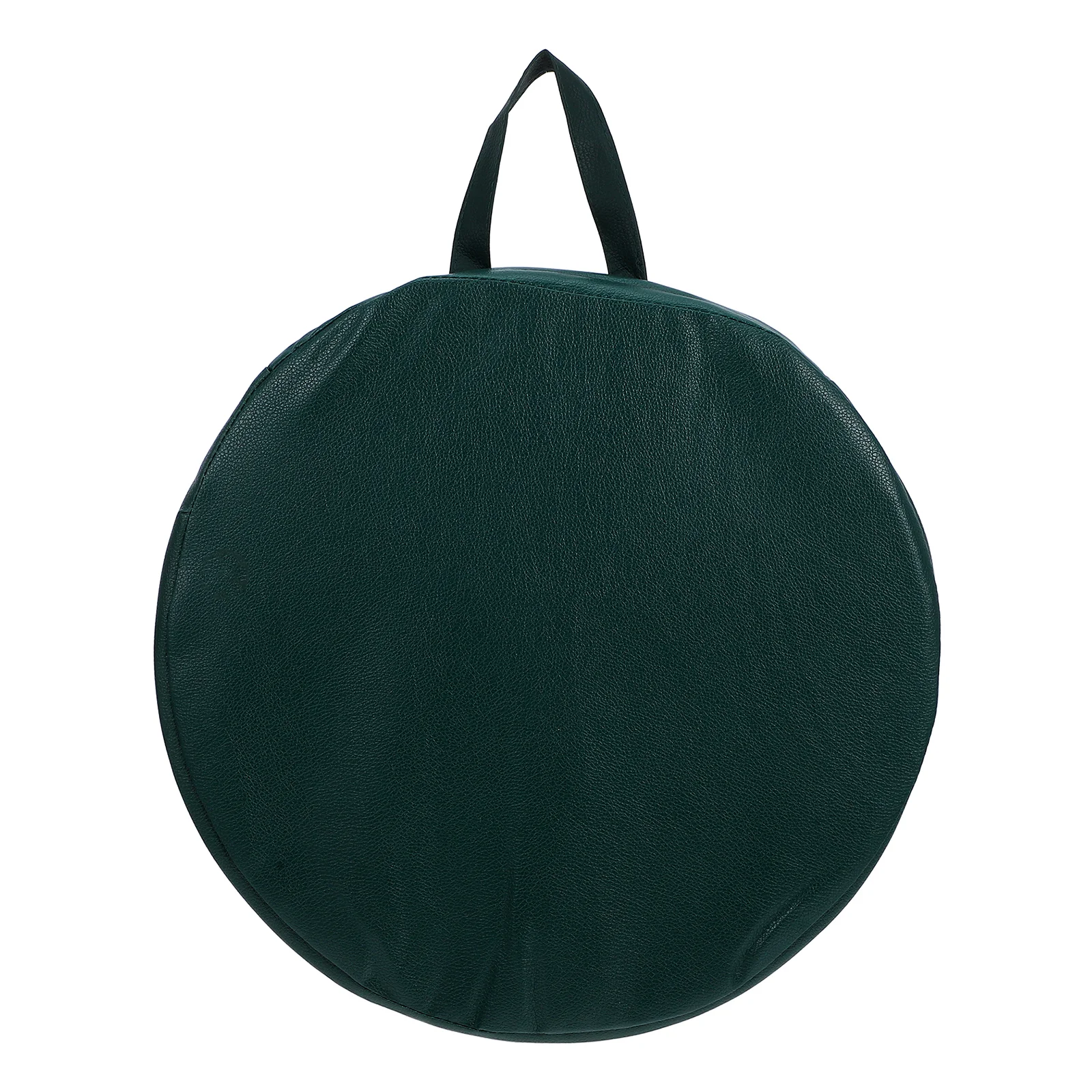 

Round Seat Cushions High Density Foam Removable Cover Textured Surface Breathable Material Easy Clean Wear Resistant