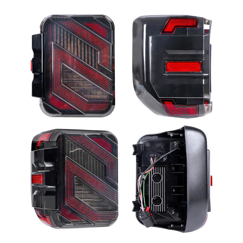 Светодиодные задние фонари в сборе с указателем поворота, резервным и стоп-сигналом Plug & Play для Jeep Gladiator JT 2020+ JT1011