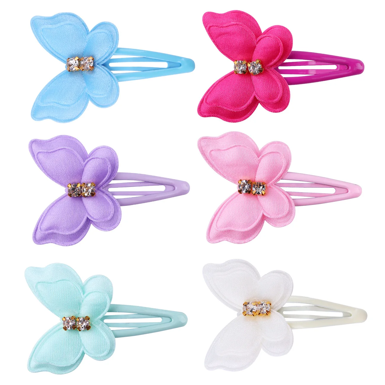 6 stücke süße Butterfly Haars pangen für Mädchen bunte Fee Haarnadeln Fotografie Haarnadeln niedlichen Haarschmuck für Frauen – Detail 6