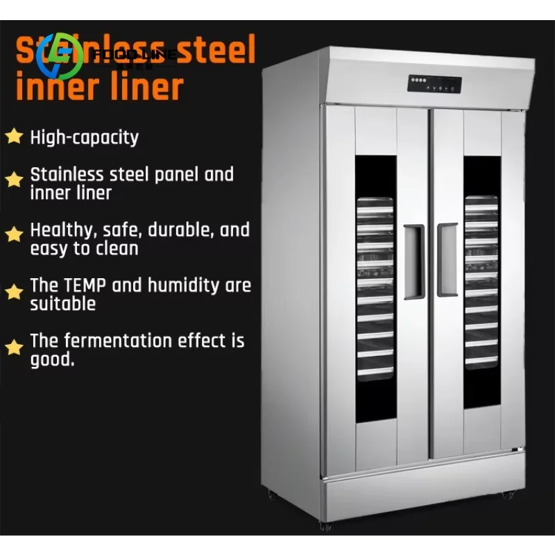 Customized Commercial Cabinet Fermenting Machine Touch Screen Control New High Productivity Bread Fermentation Box
