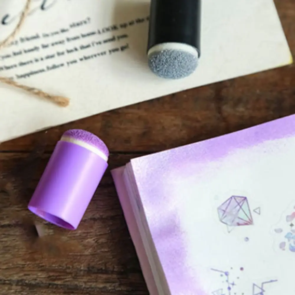 40 stks/set Multicolour Vinger Daubers Spons Materiaal Inkten Kleuring kinderen Schilderen Tool Kleine Formaat Smudge Tekening Speelgoed