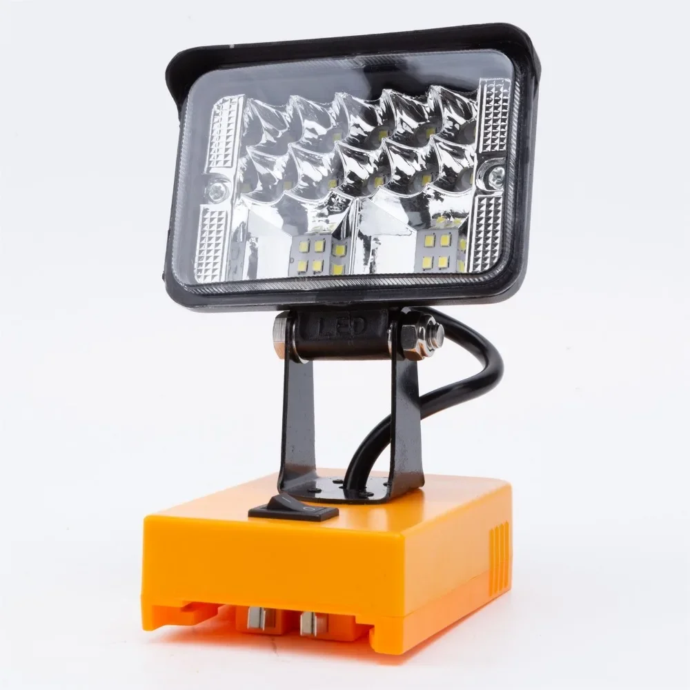 Luz de trabalho LED de bateria portátil para lâmpada de acampamento alimentada por bateria Hilti 22V (B22) CPC com porta de carregamento USB tipo C (sem bateria)