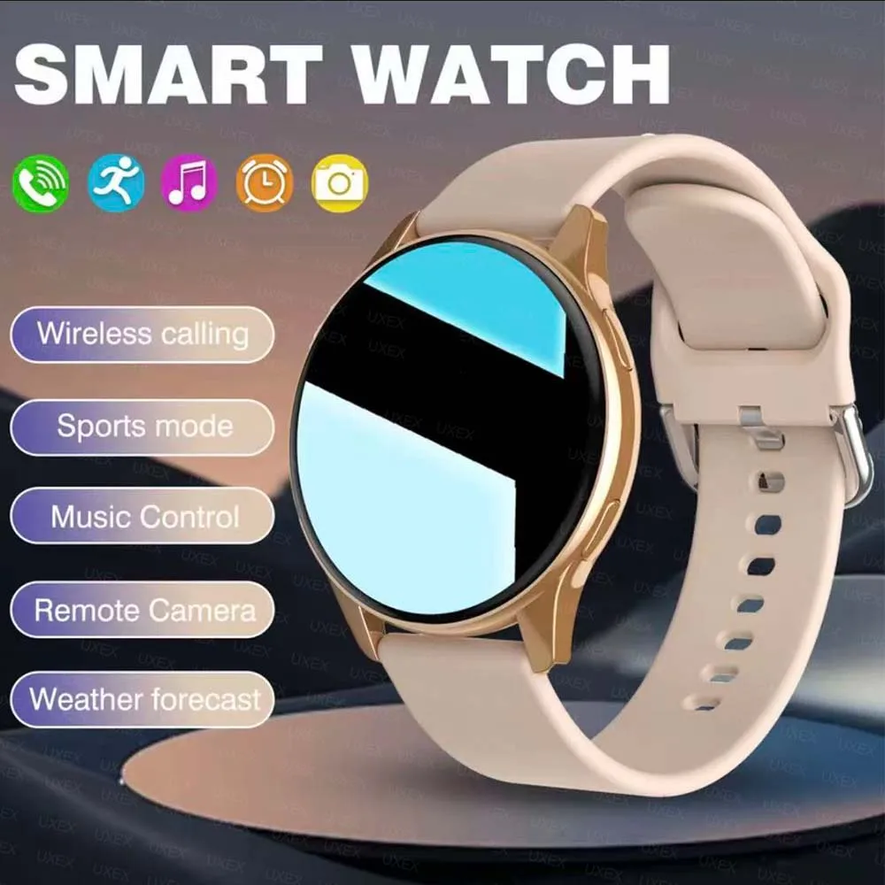 

2026 Christmas Gift Fashion Smartwatch Watch Full Screen Bluetooth Call Custom Photo Multifunction Watches Men Android IOS Women