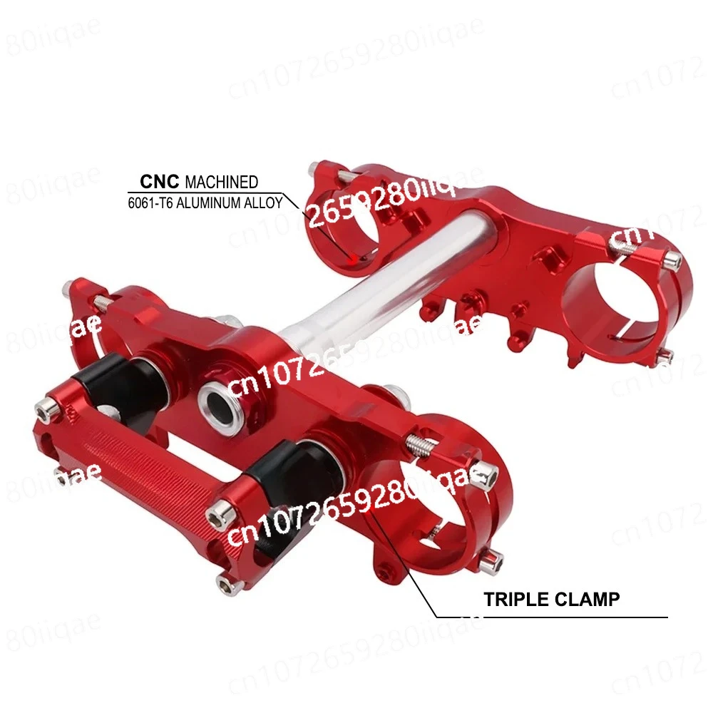 JFG Aluminium CNC Alloy  Triple Clamp for  MX  CRF250 CRF450