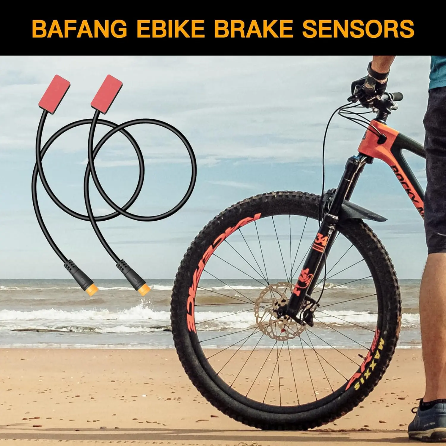 Brake Sensor Waterproof 3 Pin Cable Magnets Ebike Hydraulic Power Cut Off Sensor for Bafang Mid Drive Motor Kit Electric Bicycle