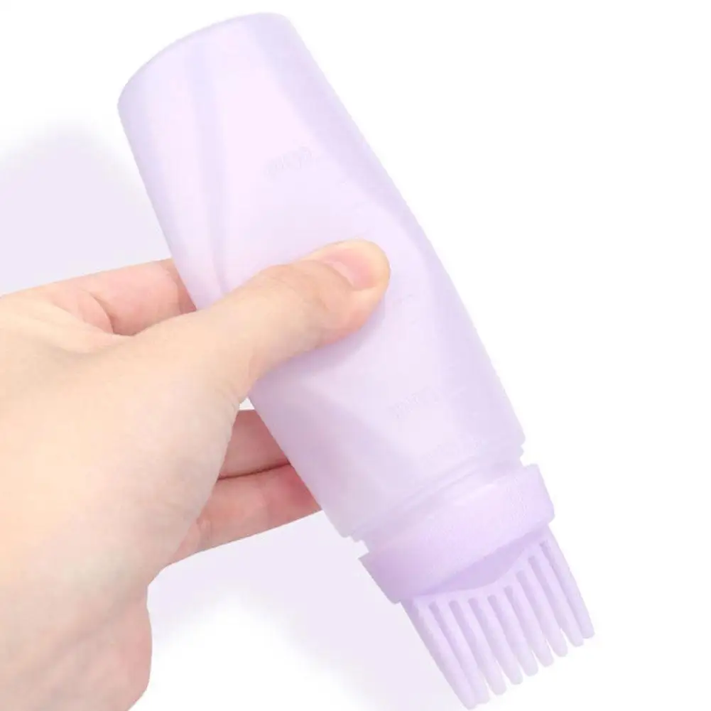 Hair Color Root Comb Applicator Bottles Oil Applicator Hair Scalp Comb Washing Bottles Plastic Shampoo Bottles