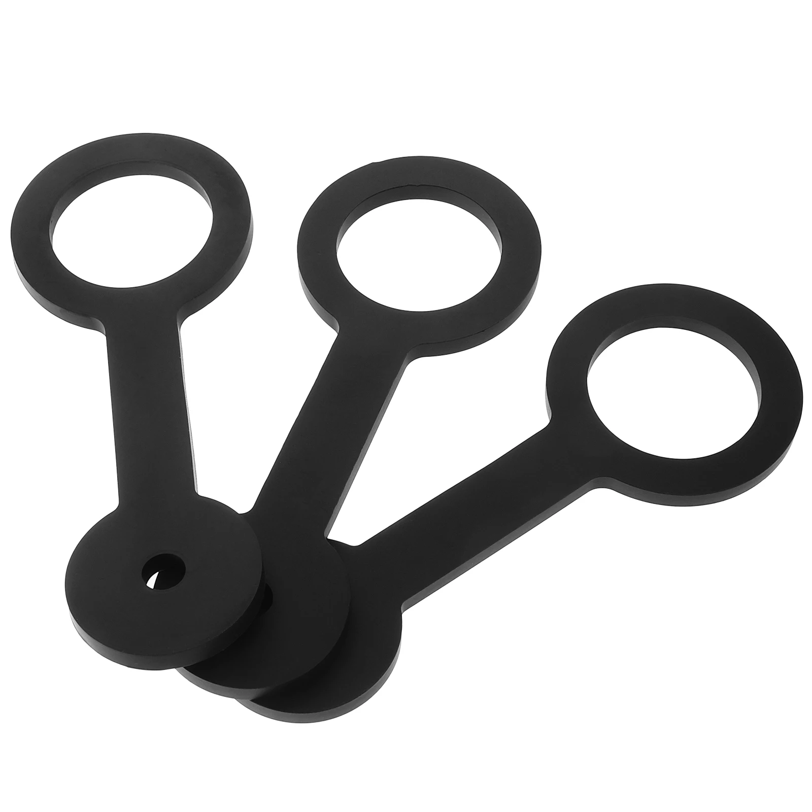 

3Pcs Rv Flexible Silicone Shower Door Latch Strap Rubber Travel Replacement Secure for Motorhome Trailer Bathrooms