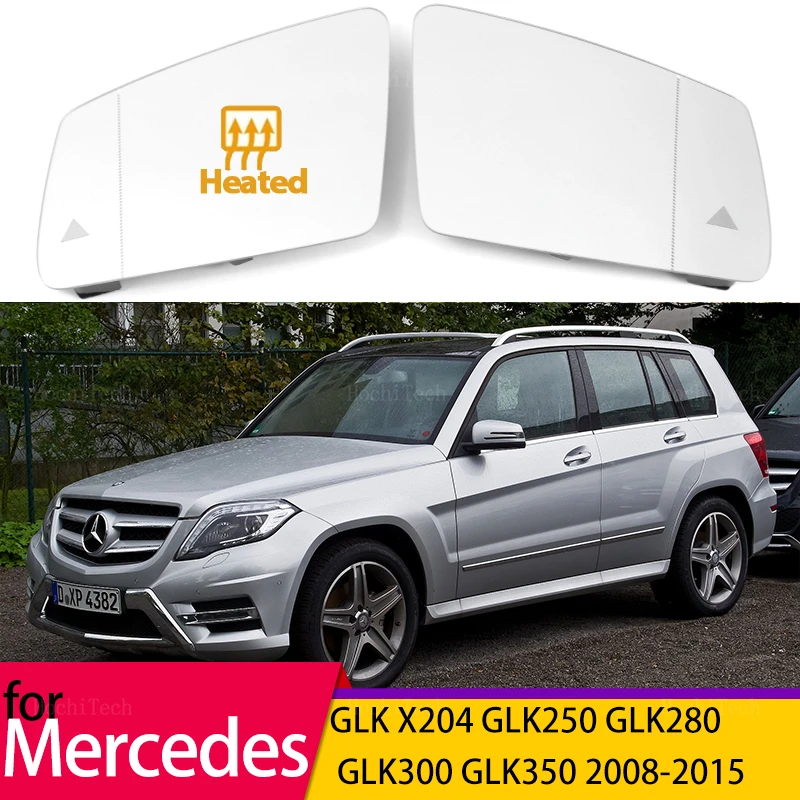 

Heated Clear Rear View Side Mirror Glass Lens For Mercedes-Benz GLK Class X204 GLK250 GLK280 GLK300 GLK350 2008-2015