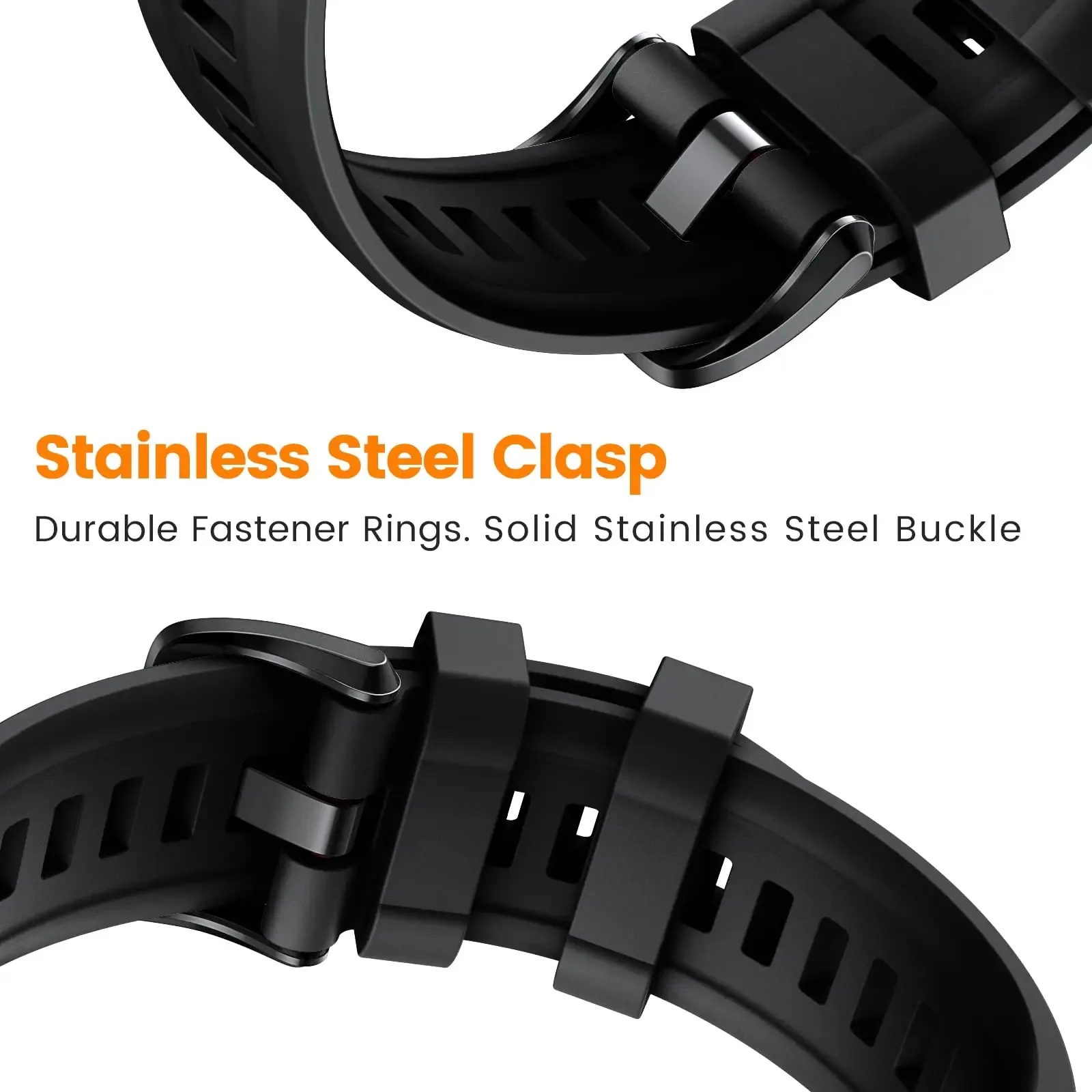 Suitable for Garmin Fenix 5S, Fenix 6, Fenix 6 Pro, Fenix 6S Pro, Fenix 6X, Fenix 6X Pro silicone watch straps view 2