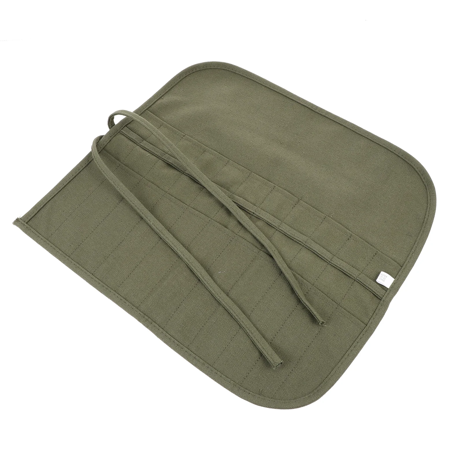 Durable Canvas Pencil Roll Up Case Large Capacity Classification Design Practical Stationery Organizer Portable Pen Storage