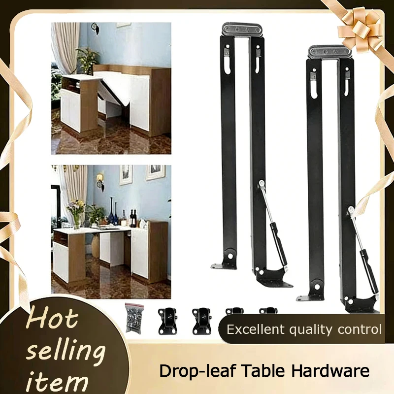 

New Upgraded Multifunctional Fold Down Hidden Table With Pneumatic Rod And Telescopic Rail For Dining Kitchen Office Bar