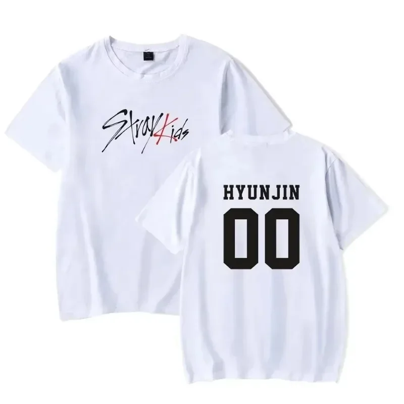 Trend Kpop Stray Kids T Shirt Men Women  Straykids Seungmin Short Sleeve Shirt Women Clothing