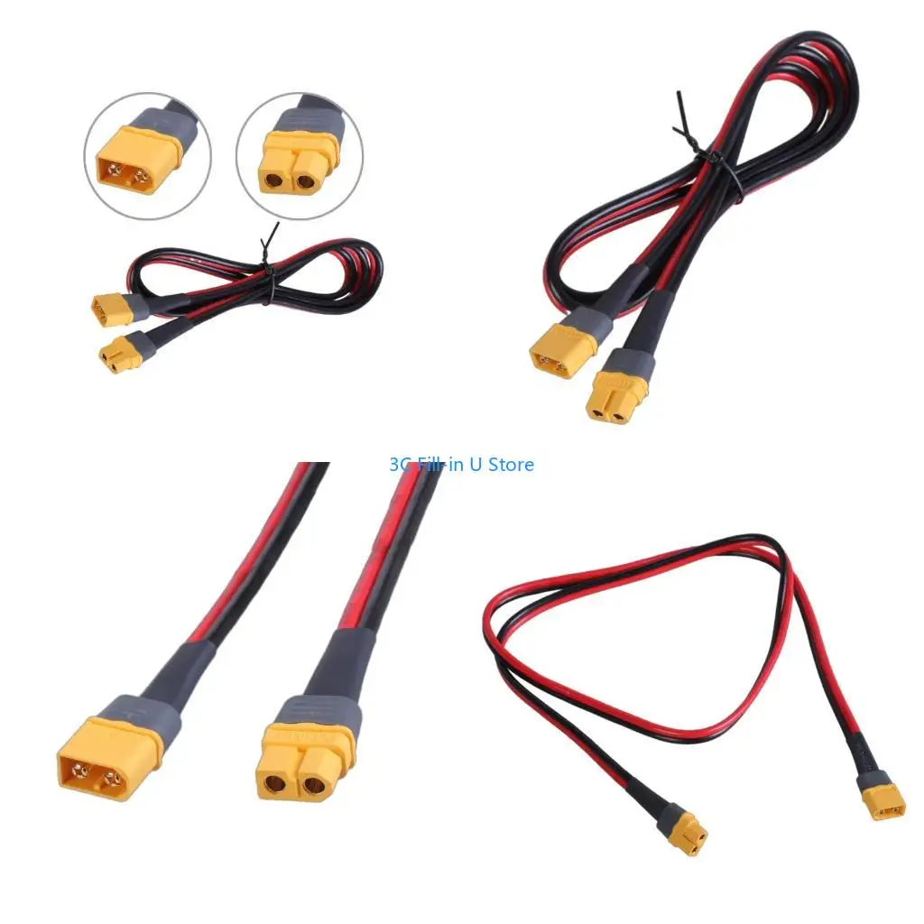 G8TA 12AWG XT60H Male to Female Extension Cable for RCs Lipos Battery and FPV Connectivitys