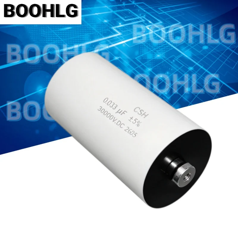 1PCS 0.033uF 333 30KVDC 10KVAC High Voltage Pulse Energy Storage Non-Inductive Polypropylene Film Capacitor