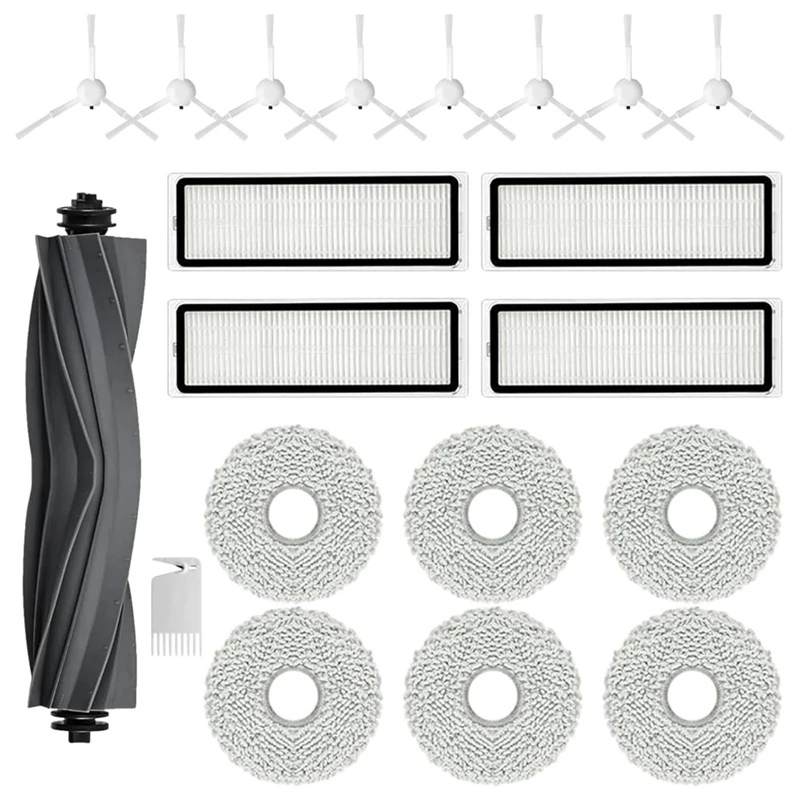 フィルター付きビニールブラシ,スペアパーツ,直径L10s ultra,l10,ロボット掃除機用アクセサリー