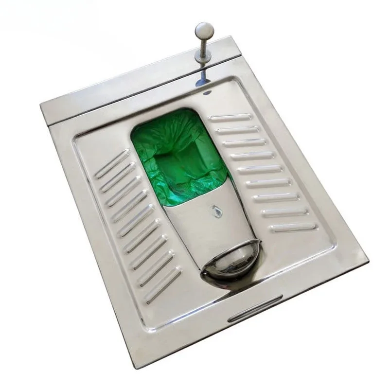 Stainless steel packing squatting toilet, packing toilet for coal mine, toilet for civil air defense 304 outdoor