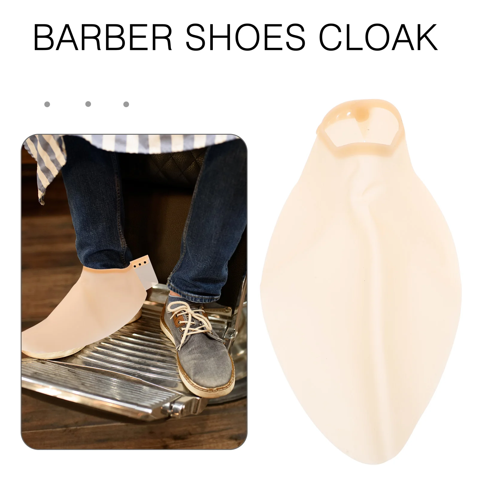 زوج واحد من أغطية الأحذية المقاومة للماء لصالونات تصفيف الشعر وغطاء أحذية واقية لحماية الطين والمطر في الهواء الطلق، حذاء من السيليكون سهل الارتداء #5