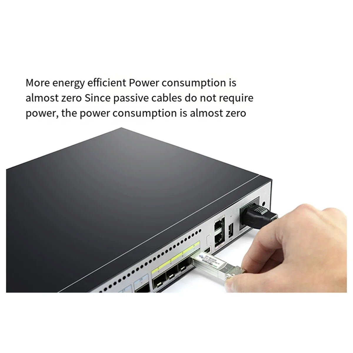 Cabo 10G SFP + DAC, cabo passivo de cobre de fixação direta, 1 metro funciona para Cisco, MikroTik, Netgear, switch Zyxel