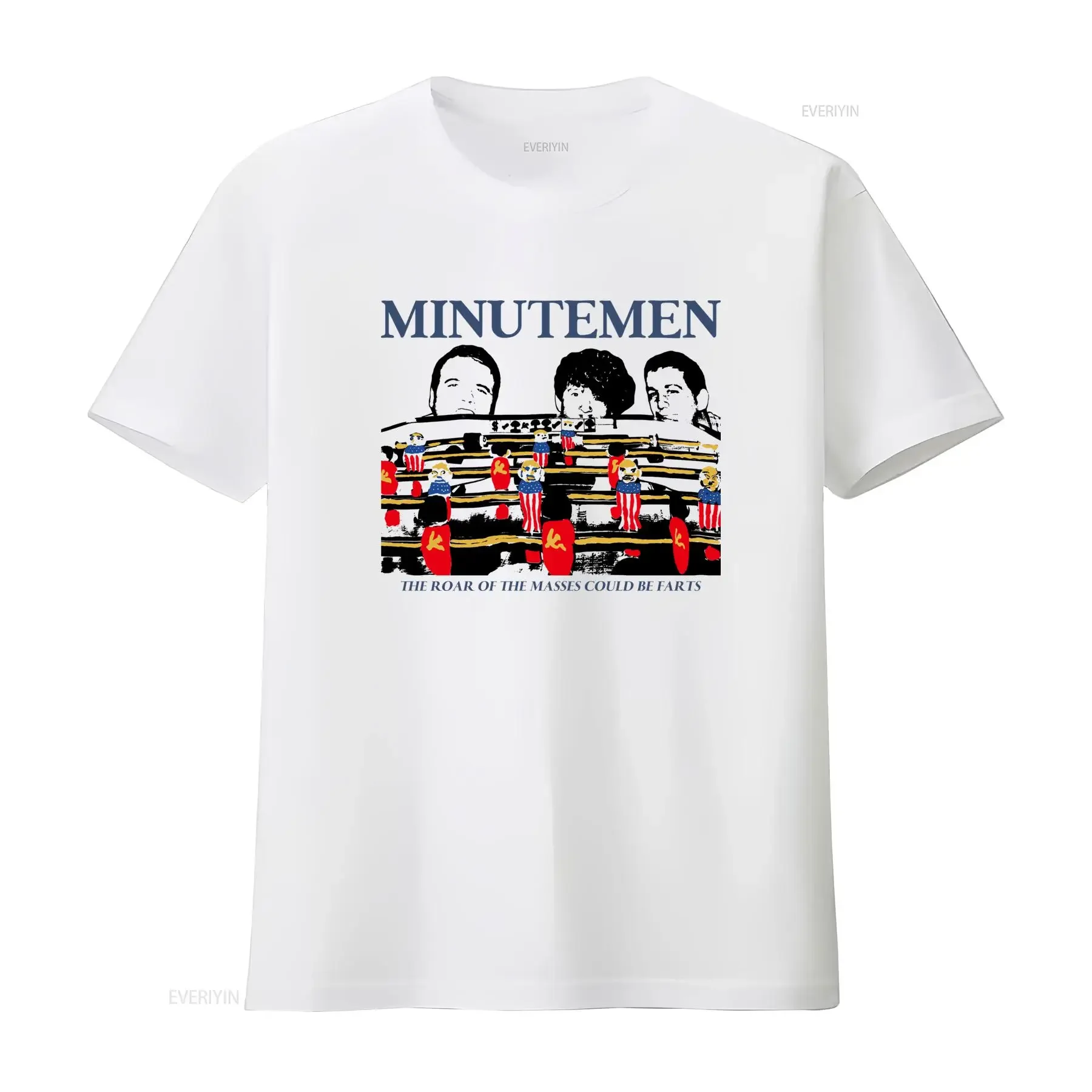 The Minutemen Band Roar Of Masses Print T Shirt Available In Full Sizes From S To 5XL vintage Washed graphic Breathable Casual