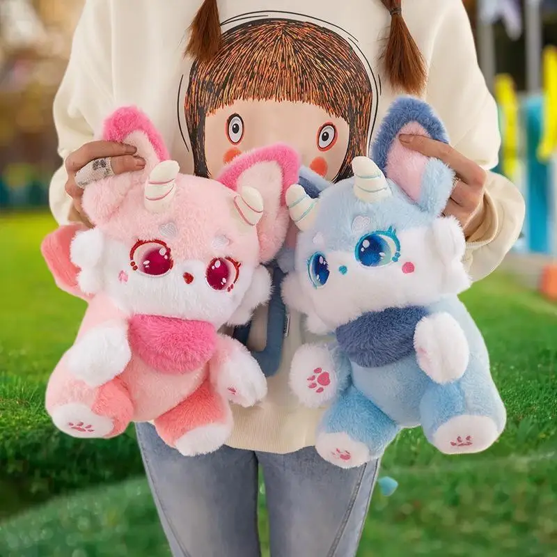 1Pc Enchanting Fox Pillow 35/50CM Cartoon Kawaii Phantom Stuffed Creature Soft Toys Handmade Sleep Puppets Christmas Gift