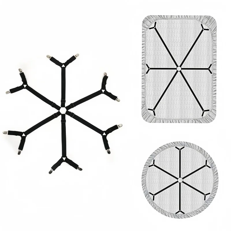 Universele Laken Vaste Houder Hoge Elastische Verstelbare Kriskras Sluiting Bandjes Kits Antislip Sofa Cover Clips