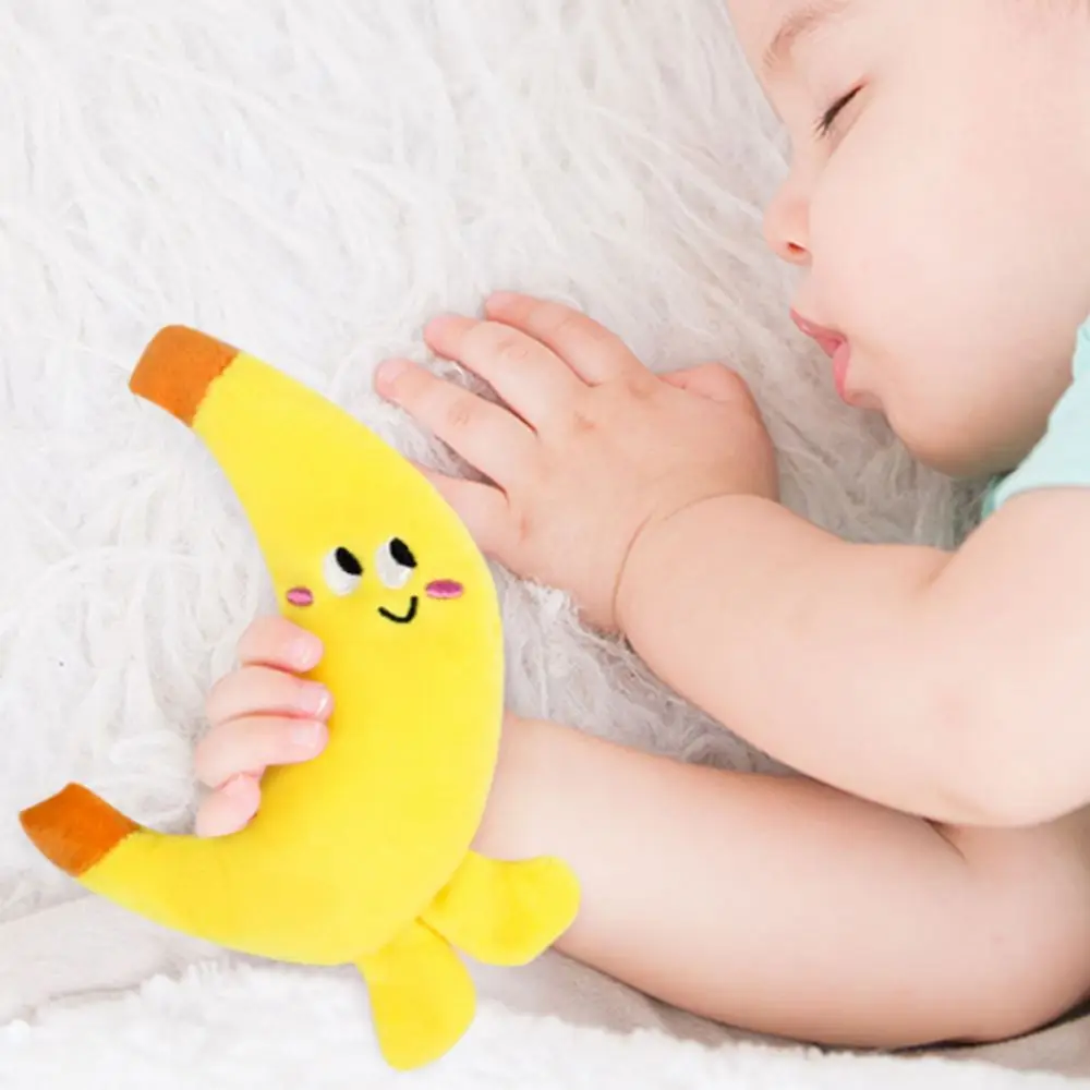かわいいモンテッソーリなだめるようなニンジンの赤ちゃん用おもちゃ、落ち着く睡眠、飛び跳ねない赤ちゃん、なだめるような睡眠、柔らかい光、新生児の睡眠、バナナ