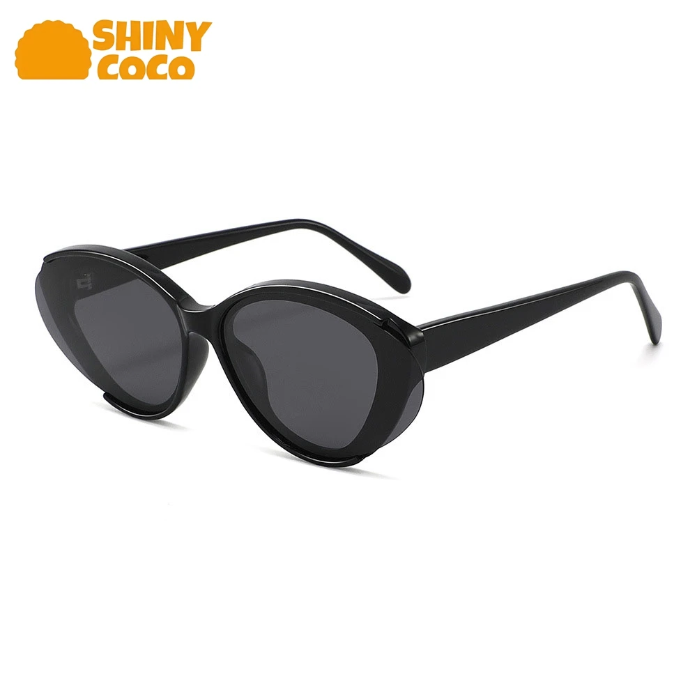 

ShinyCoCo Luxury Brand Board Cat Eye Sunglasses For Women Sun Protection During Outings And Men Polarized Sunglasses