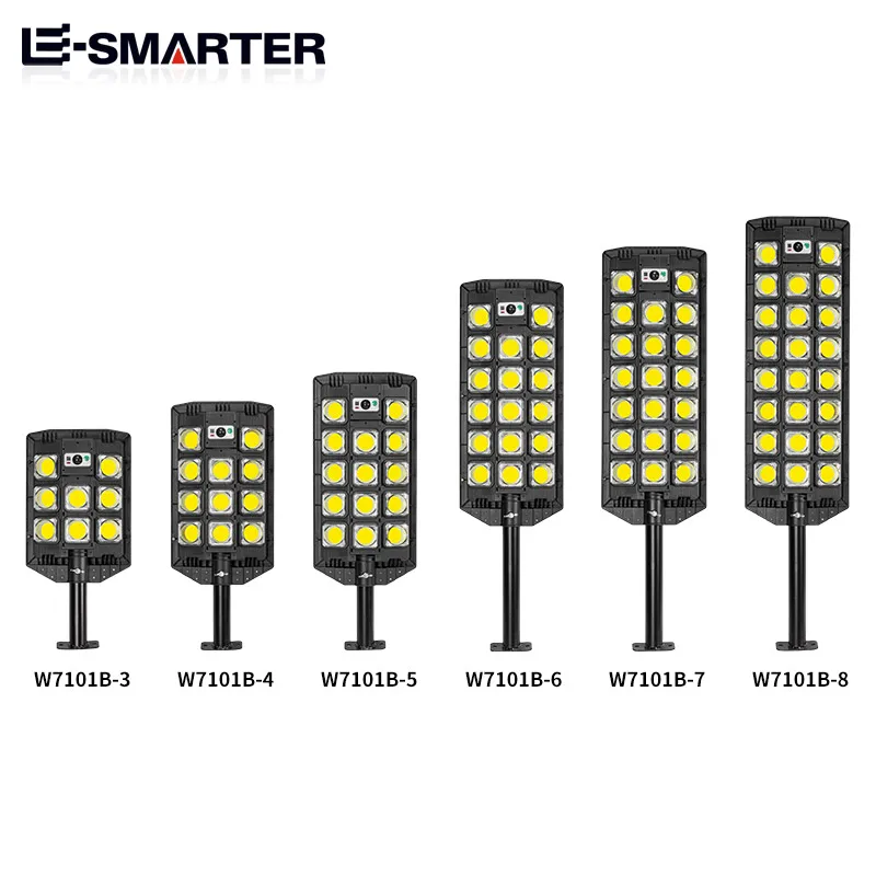 LED Solar Street Light Outdoor Waterproof LED For Garden Wall Adjustable Angle Solar Lamp Built-in Lithium Battery