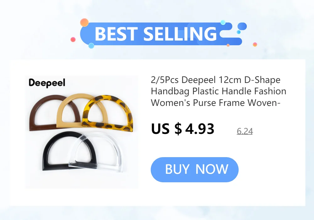 2/5Pcs Deepeel 12.5-18.5cm Glossy L-shaped Head Kiss Clasp Metal Purse Frame Handle DIY Handbag Coin Bags Hardware Accessories