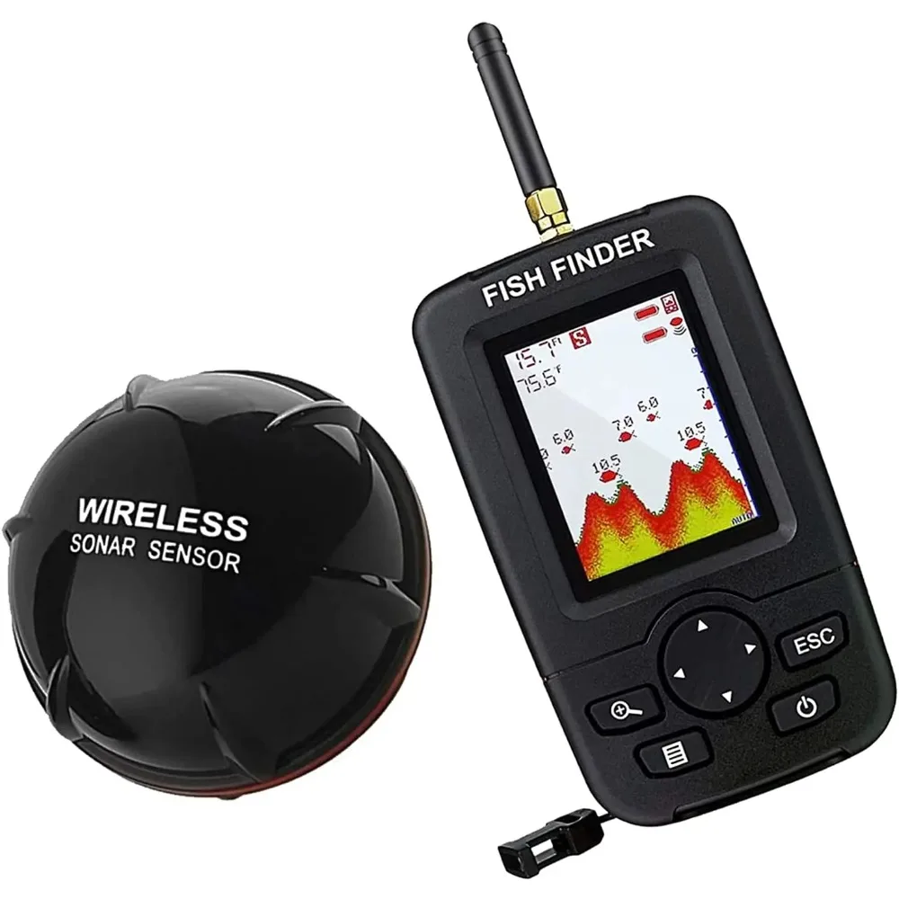 Wireless Sonar Fishing Alert Fish Finder Underwater Echo Sounder Fishing Detector Portable Fish Finder