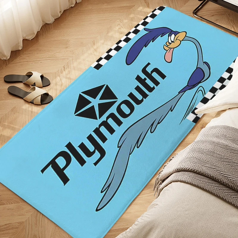 

Bedroom Rug D-Plymouths Carpet Entrance of House Hallway Kitchen Bath Porch Foot Mat Non-slip Custom Doormat Slip-resistant